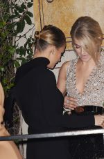 JULIANNE HOUGH and NICOLE RICHIE Arrives at Harper’s Bazaar 150 Most Fashionable Women Party in Hollywood 01/27/2017