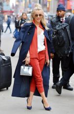 JULIANNE HOUGH Arrives at Goof Morning America in New York 01/03/2017