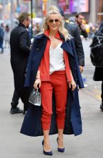 JULIANNE HOUGH Arrives at Goof Morning America in New York 01/03/2017