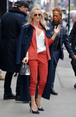 JULIANNE HOUGH Arrives at Goof Morning America in New York 01/03/2017