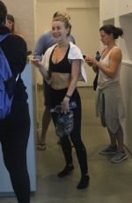 JULIANNE HOUGH at Soul Cycle Gym in Hollywood 01/21/2017