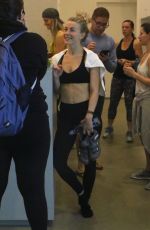 JULIANNE HOUGH at Soul Cycle Gym in Hollywood 01/21/2017