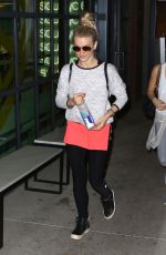 JULIANNE HOUGH at Soul Cycle Gym in Hollywood 01/21/2017