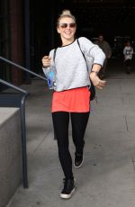 JULIANNE HOUGH at Soul Cycle Gym in Hollywood 01/21/2017