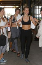 JULIANNE HOUGH at Soul Cycle Gym in Hollywood 01/21/2017