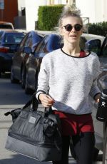 JULIANNE HOUGH Leaves a Gym in Studio City 01/18/2017