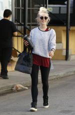 JULIANNE HOUGH Leaves a Gym in Studio City 01/18/2017