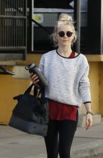 JULIANNE HOUGH Leaves a Gym in Studio City 01/18/2017