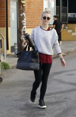 JULIANNE HOUGH Leaves a Gym in Studio City 01/18/2017
