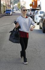 JULIANNE HOUGH Leaves a Gym in Studio City 01/18/2017