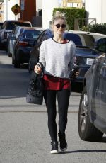 JULIANNE HOUGH Leaves a Gym in Studio City 01/18/2017