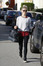 JULIANNE HOUGH Leaves a Gym in Studio City 01/18/2017