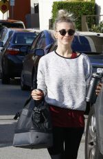 JULIANNE HOUGH Leaves a Gym in Studio City 01/18/2017