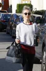 JULIANNE HOUGH Leaves a Gym in Studio City 01/18/2017