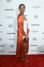 JUSTINE SKYE at Marie Claire’s Image Maker Awards 2017 in West Hollywood 01/10/2017