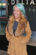 K. MICHELLE at LAX Airport in Los Angeles 01/17/2017