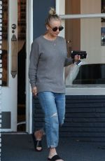 KALEY CUOCO Leaves a Nails Salon in Studio City 01/26/2017