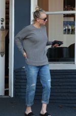 KALEY CUOCO Leaves a Nails Salon in Studio City 01/26/2017