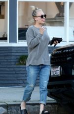 KALEY CUOCO Leaves a Nails Salon in Studio City 01/26/2017