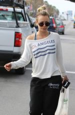 KALEY CUOCO Leaves a Yoga Class in Studio City 01/18/2017