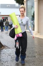 KALEY CUOCO Leaves Yoga Class in Los Angeles 01/23/2017