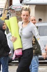 KALEY CUOCO Leaves Yoga Class in Los Angeles 01/23/2017