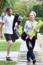 KALEY CUOCO Leaves Yoga Class in Los Angeles 01/23/2017