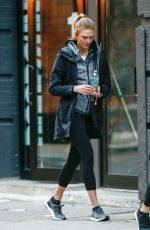 KARLIE KLOSS Leaves Her Apartment in New York 01/16/2017
