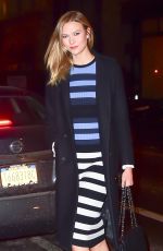 KARLIE KLOSS Night Out in New York 01/10/2017