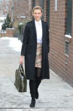 KARLIE KLOSS Out and About in New York 01/09/2017