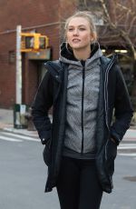 KARLIE KLOSS Out and About in New York 01/16/2017