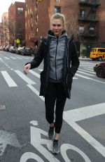 KARLIE KLOSS Out and About in New York 01/16/2017