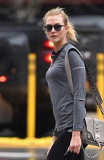 KARLIE KLOSS Out and About in New York 01/20/2017