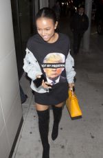 KARREUCHE TRAN Arrives at Catch LA in West Hollywood 01/27/2017