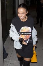 KARREUCHE TRAN Arrives at Catch LA in West Hollywood 01/27/2017