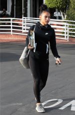 KARREUCHE TRAN Leaves Fred Segal in Los Angeles 01/24/2017
