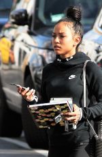 KARREUCHE TRAN Leaves Fred Segal in Los Angeles 01/24/2017
