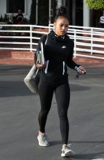 KARREUCHE TRAN Leaves Fred Segal in Los Angeles 01/24/2017