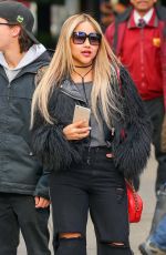 KAT DELUNA Out and About in New York 01/11/2017