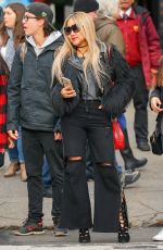 KAT DELUNA Out and About in New York 01/11/2017