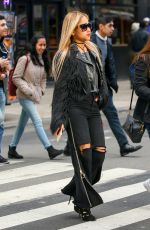 KAT DELUNA Out and About in New York 01/11/2017