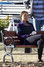 KAT GRAHAM on the Set of 