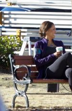 KAT GRAHAM on the Set of 