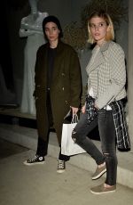 KATE and ROONEY MARA Out for Dinner in West Hollywood 01/30/2017