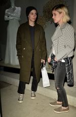 KATE and ROONEY MARA Out for Dinner in West Hollywood 01/30/2017
