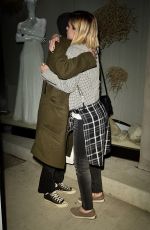 KATE and ROONEY MARA Out for Dinner in West Hollywood 01/30/2017
