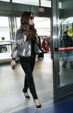 KATE BECKINSALE Arrives at JFK Airport in New York 01/05/2017