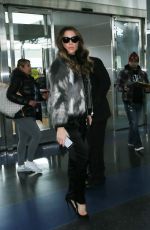 KATE BECKINSALE Arrives at JFK Airport in New York 01/05/2017