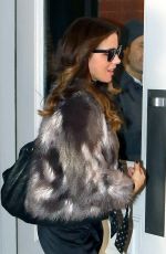 KATE BECKINSALE Arrives at JFK Airport in New York 01/05/2017