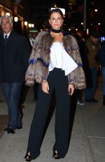 KATE BECKINSALE Arrives at Late Show with Stephen Colbert 01/04/2017